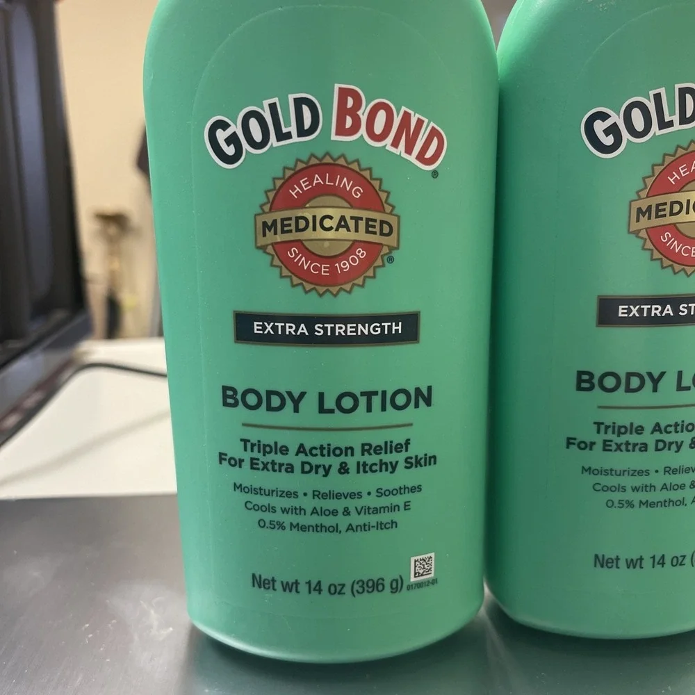 BL Gold Bond Body Lotion Extra Strength Medicated 14oz each‎ *Two Pack*